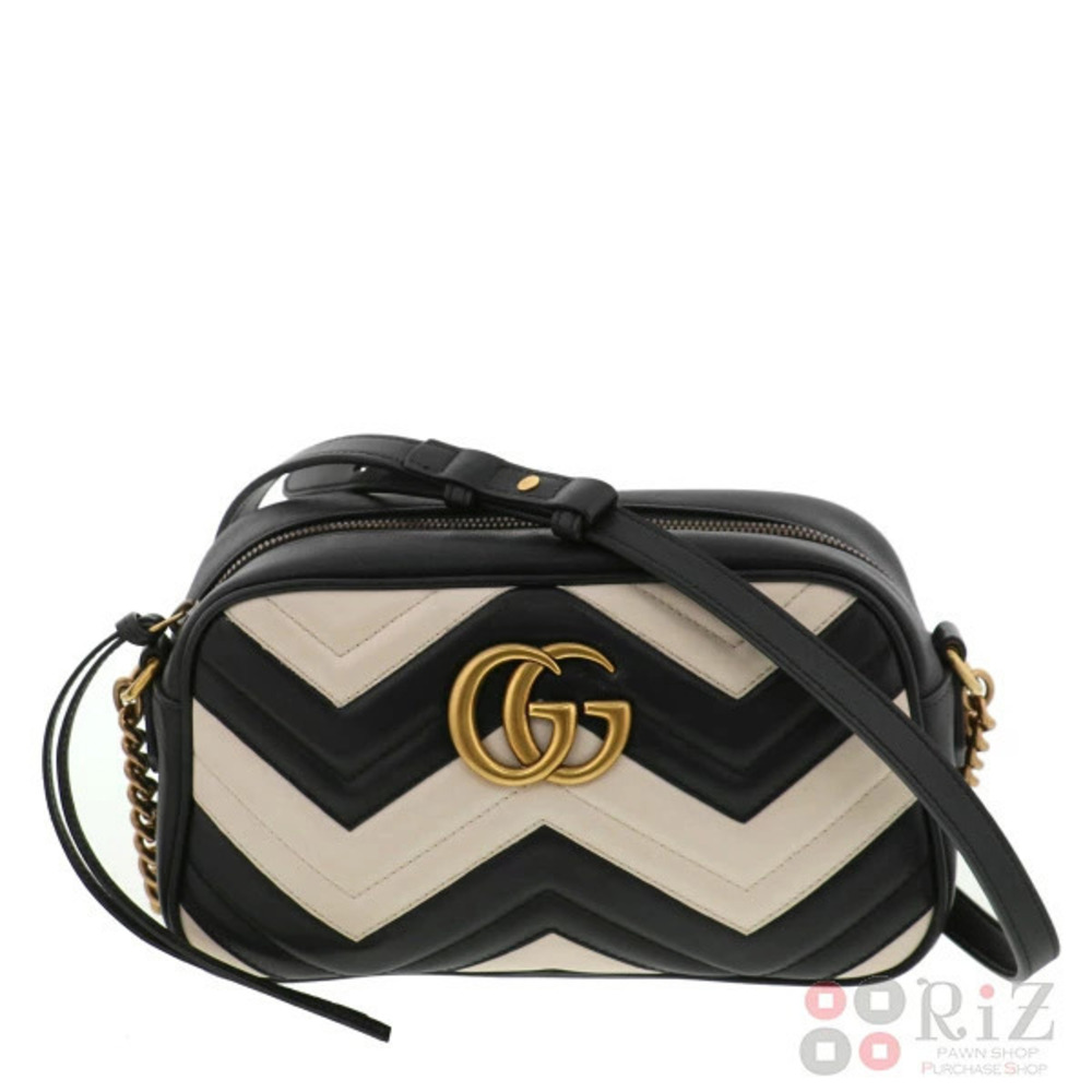 Gucci Marmont Shoulder GG marmont Bag Messenger B Quilted GG - Picture 2 of 6